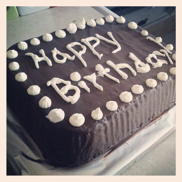 Healthy birthday cake for kids
