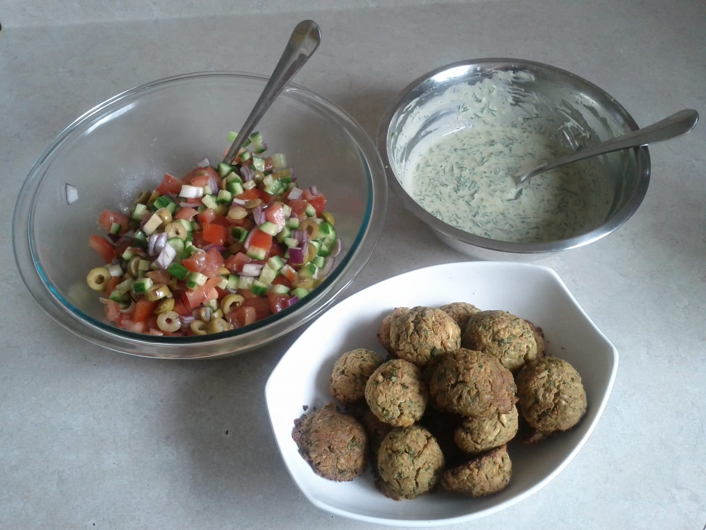 falafel dinner