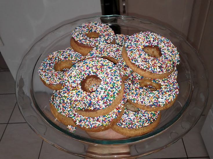 Recipe for healthy dairy-free, baked doughnuts